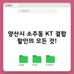 KT 결합 할인의 모든 것, 나만 몰랐던 혜택들?