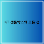 KT 셋톱박스의 모든 것