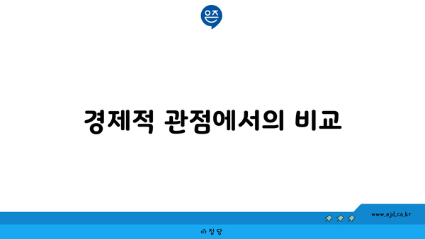 경제적 관점에서의 비교