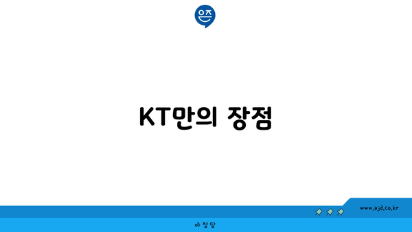 KT만의 장점