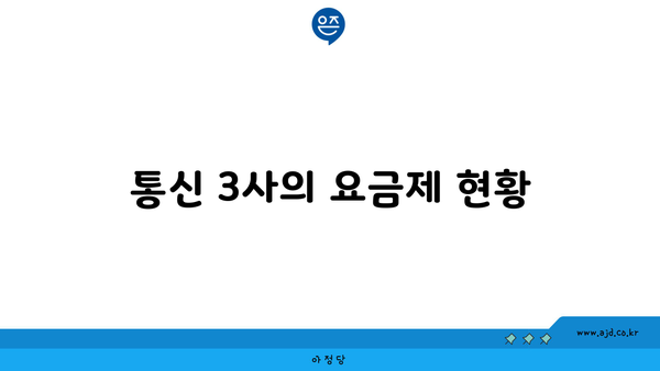 통신 3사의 요금제 현황